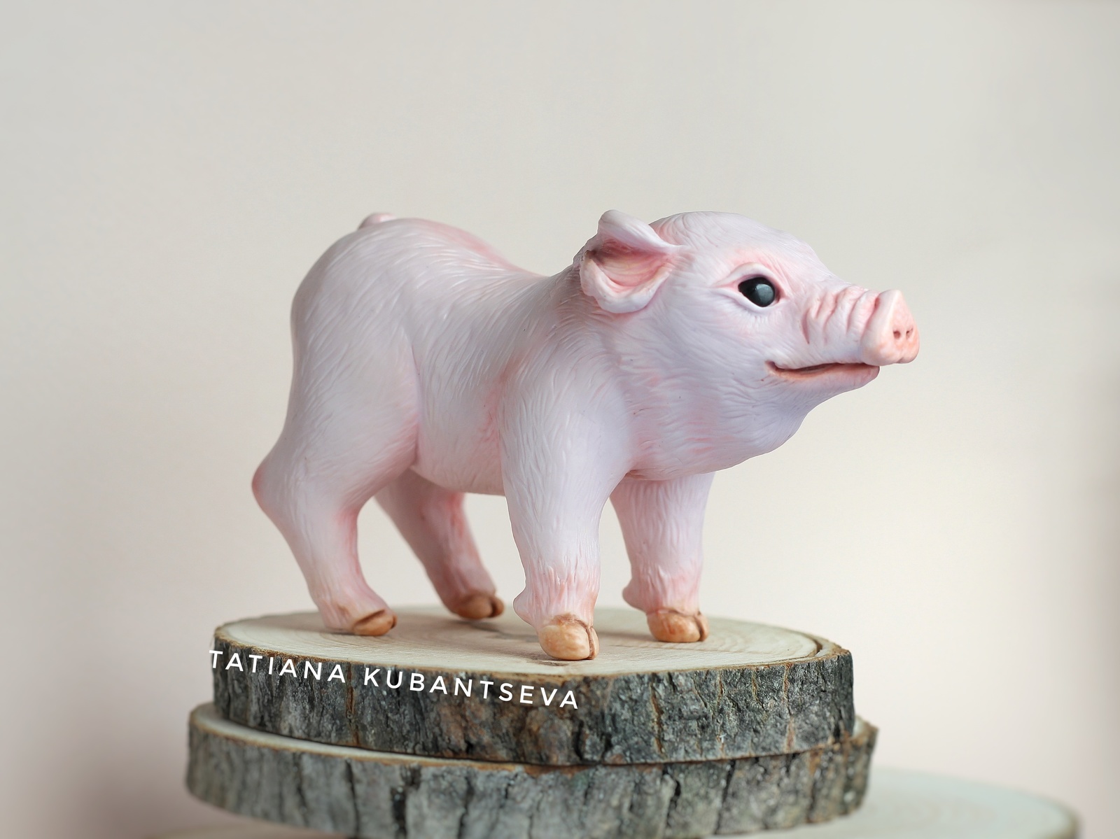 Model of a pig made of polymer clay. - My, Polymer clay, Handmade, Soap, Piglets, Chinese New Year, Longpost