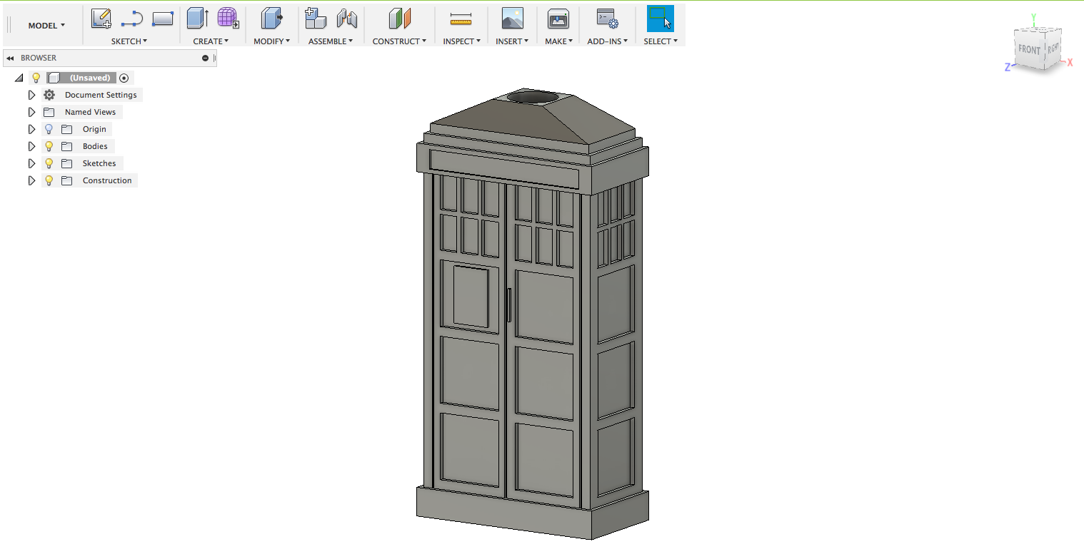 Flash drive tardis - My, TARDIS, Flash drives, 3D печать, Soldering iron, Longpost