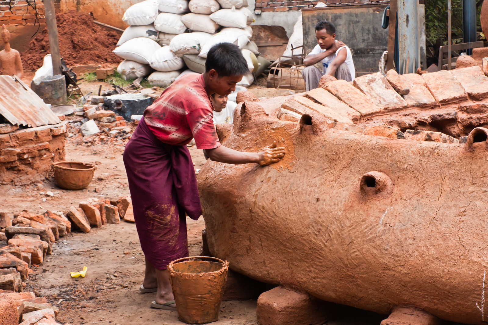 This is where Buddhas are born - My, Myanmar, Buddha, Mandalay, , Manufacturing, Longpost