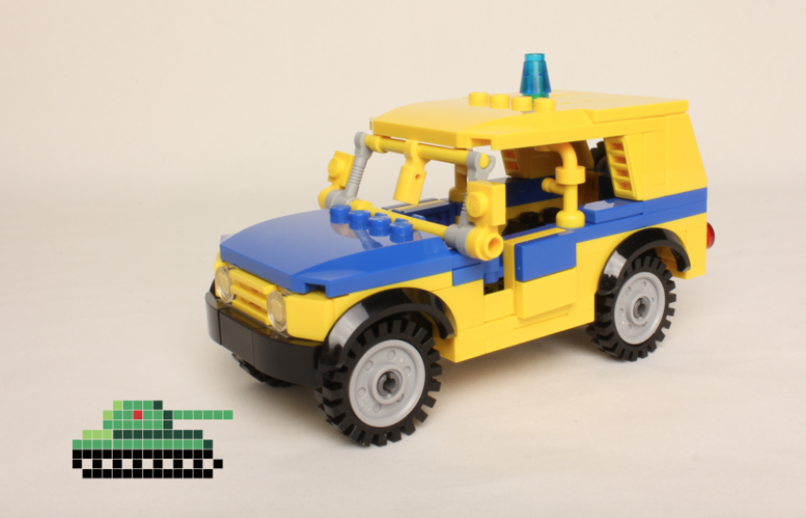 Милицейский УАЗик из LEGO - Моё, LEGO, Машина, Игрушки, Милиция