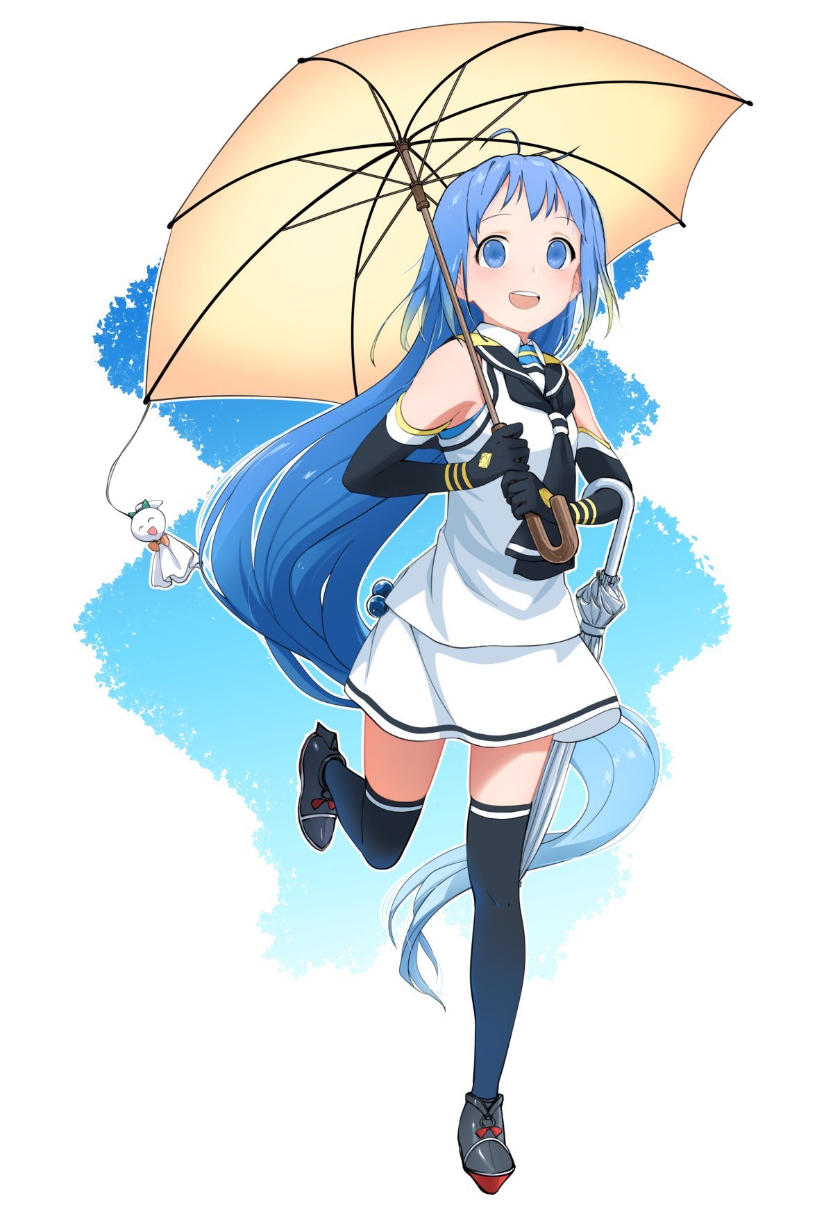 Samidare - Kantai collection, Samidare, Happy launch Day, Anime, Anime art, Teruterubouzu, Longpost