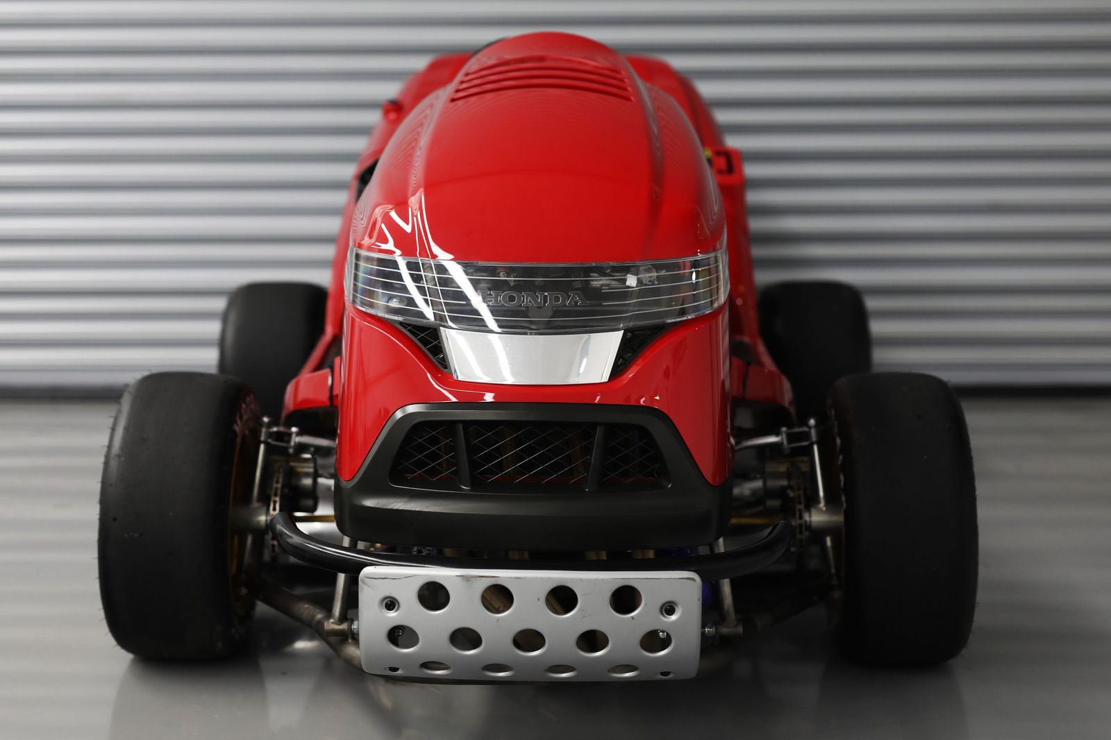 Infernal lawn mower with a maximum speed of 230 km/h! - Honda, Lawn mower, Rekor, Race, Speed, Tuning, Longpost