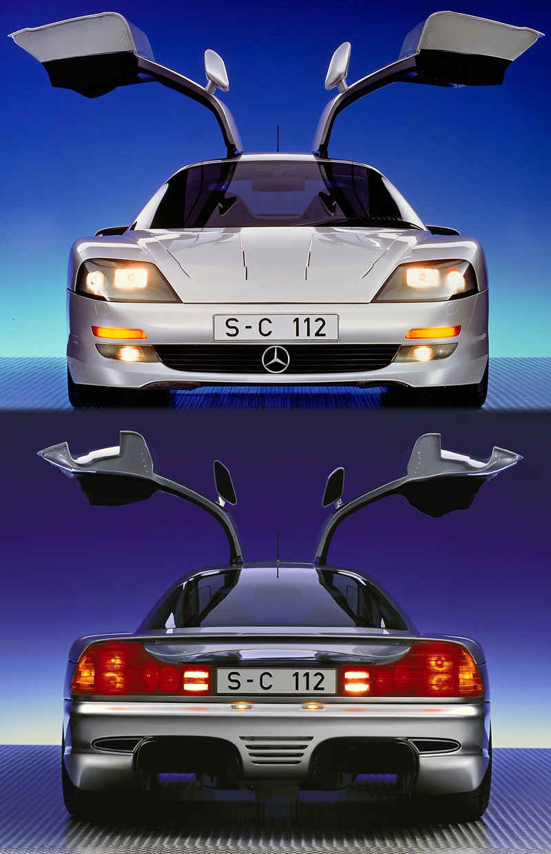 Mercedes-Benz C112 Concept (1991)
 - Mercedes, Auto, Speed, Longpost