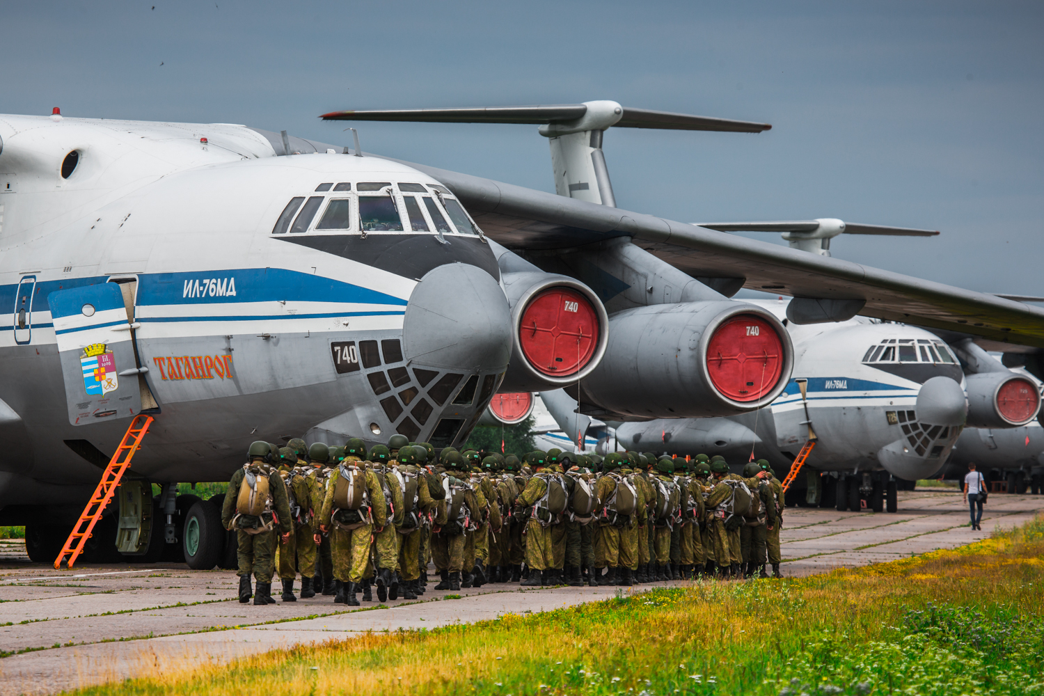 Ivanovo and a lot of IL-76 - My, Airborne forces, IL-76, Aviation, Ivanovo, Longpost