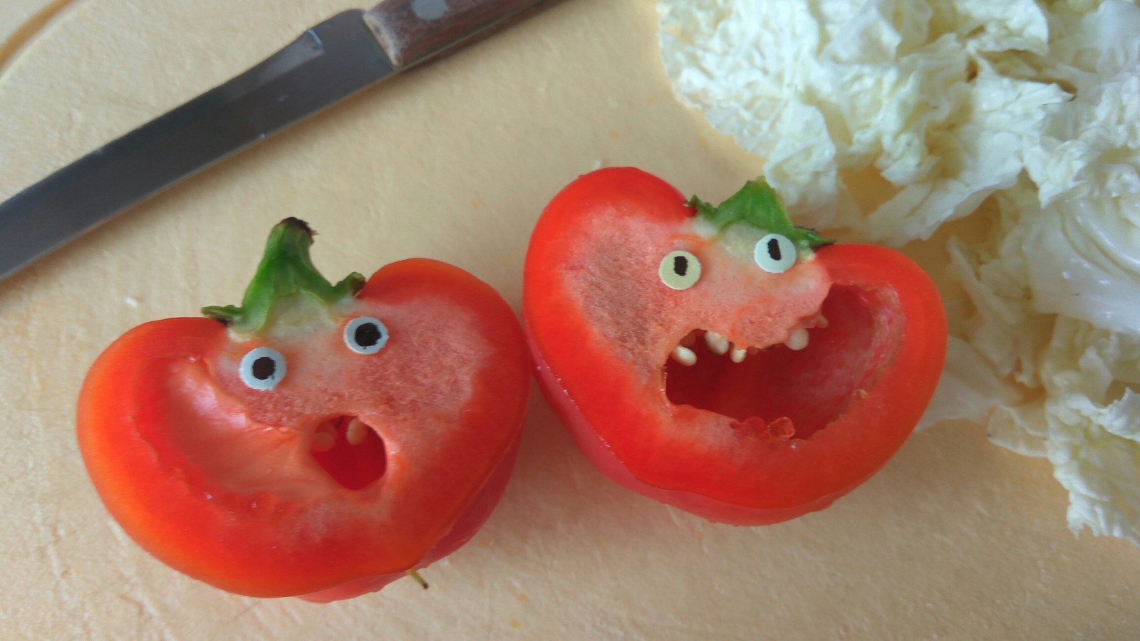 You guys are next in the salad! - My, Preparation, It seemed, Accident, The photo, Bell pepper