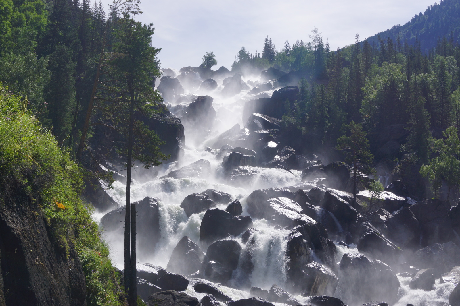 Gorny Altai with a small child. - My, Mountain Altai, Travel across Russia, Family, Vacation, Nature, , Stone mushrooms, Waterfall, Longpost, Altai Republic