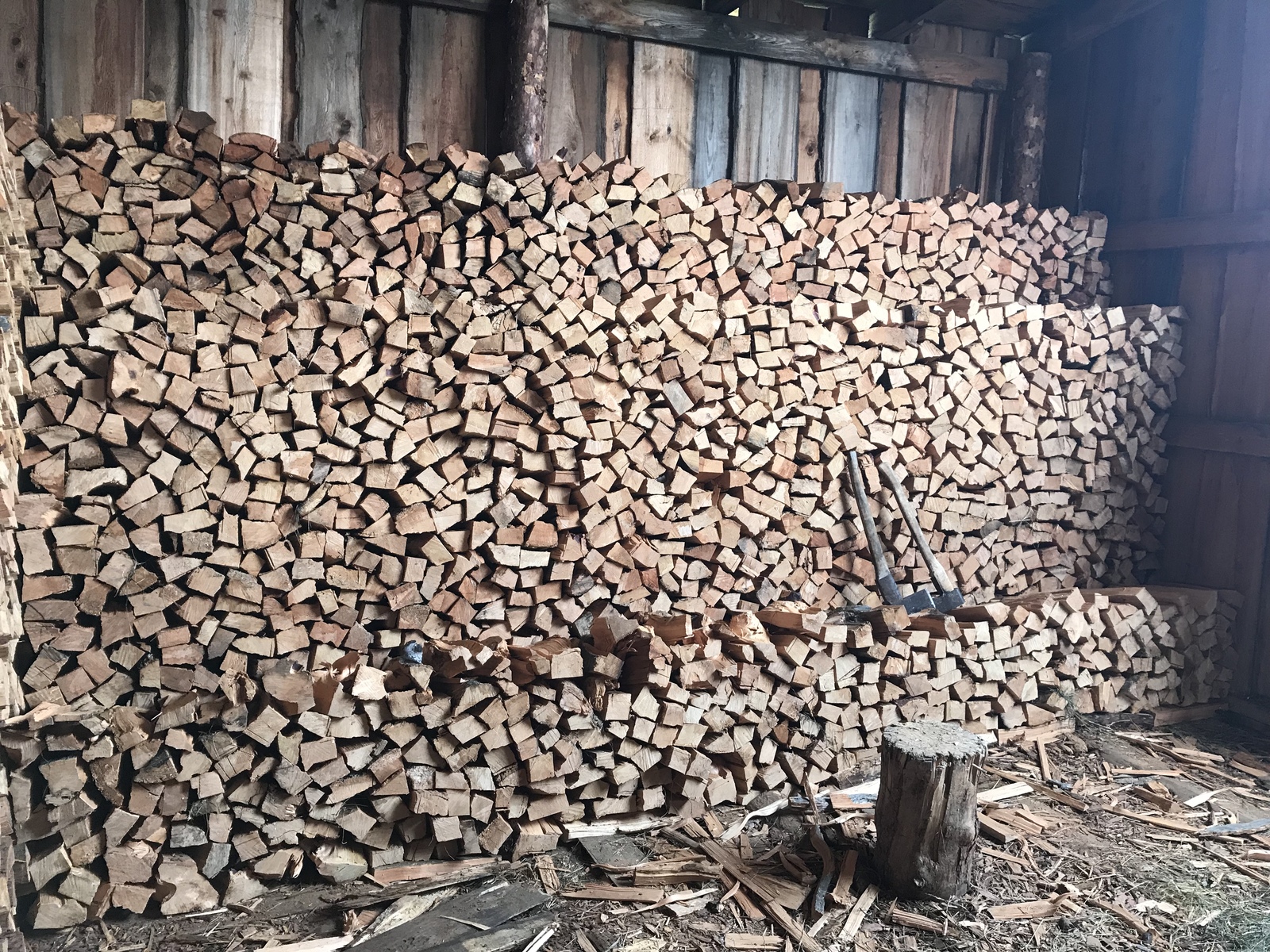 Can I share my joy? - My, Firewood, Longpost, Polennitsa