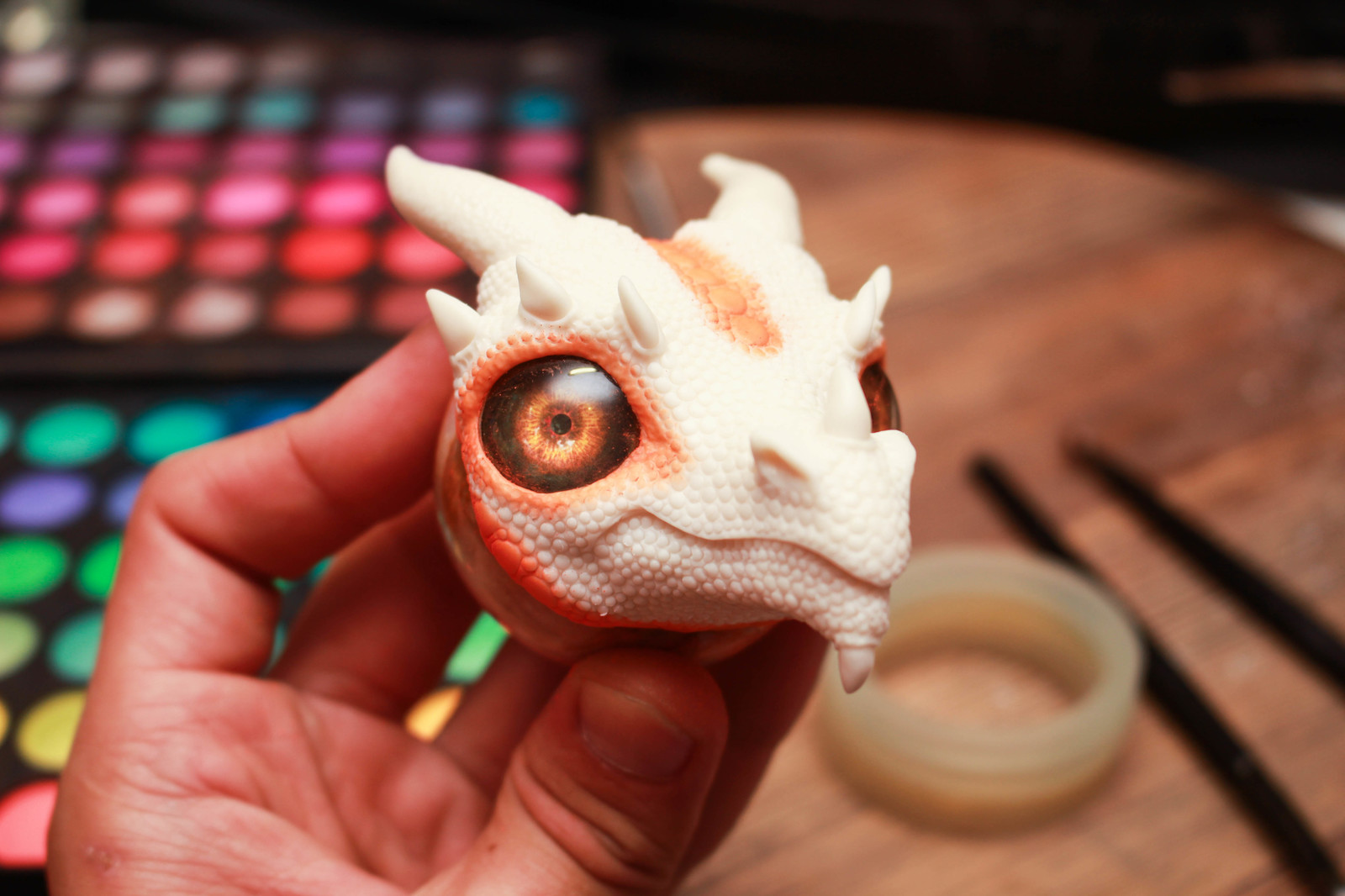 How I sculpted a dragon head - My, Needlework with process, Polymer clay, The Dragon, Author's toy, Longpost