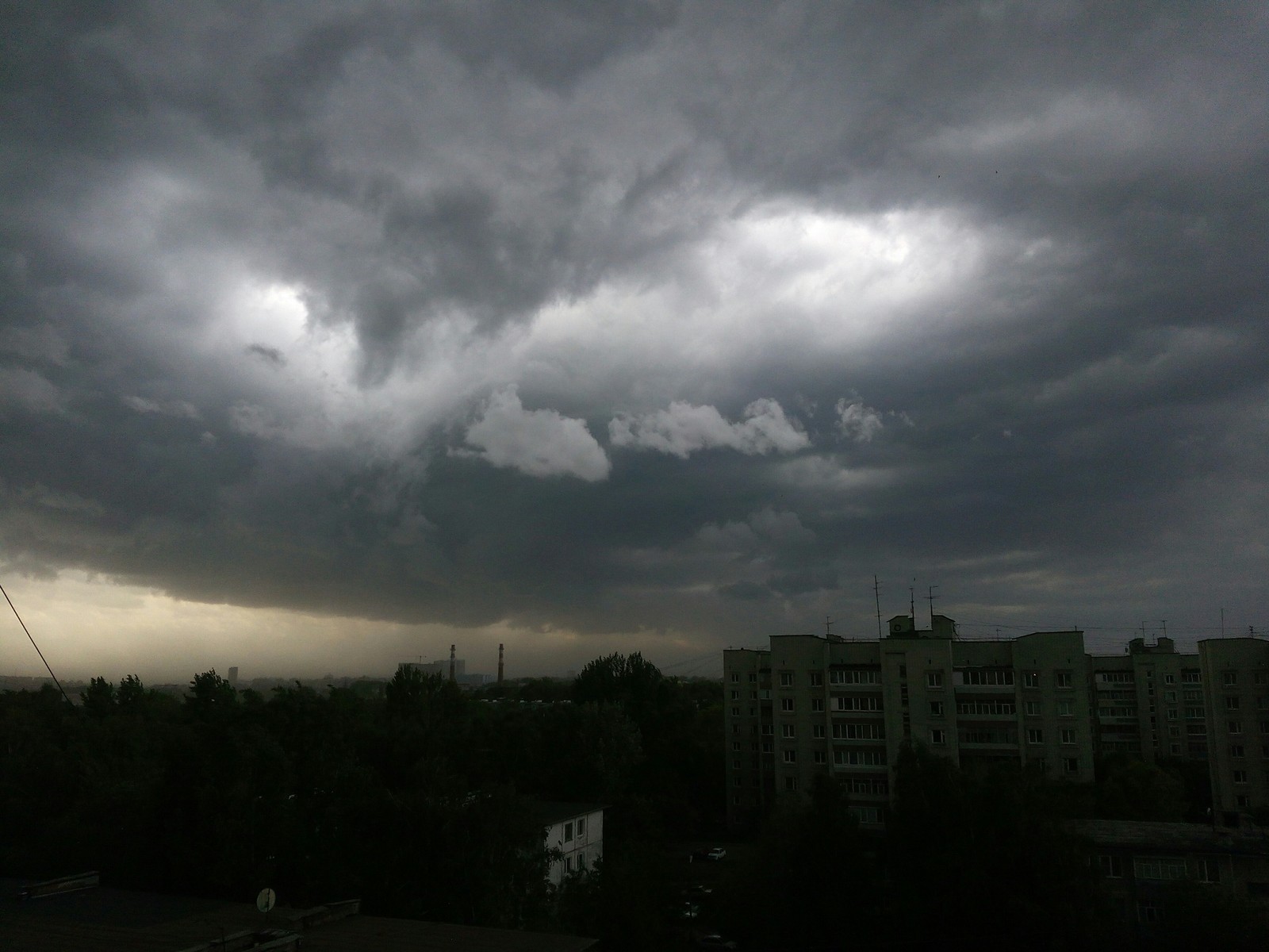 When you don't need more - My, Longpost, Ulyanovsk, View from the window, Sky, Sunset, Clouds, The clouds, The photo