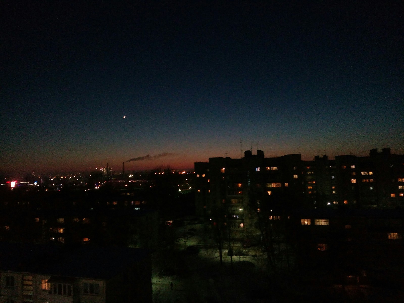 When you don't need more - My, Longpost, Ulyanovsk, View from the window, Sky, Sunset, Clouds, The clouds, The photo