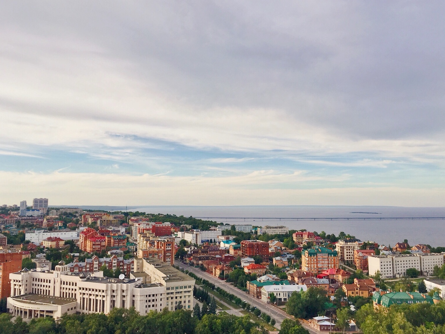 Toy houses.. - My, Ulyanovsk, Volga river, Landscape, Beautiful, The photo, Height