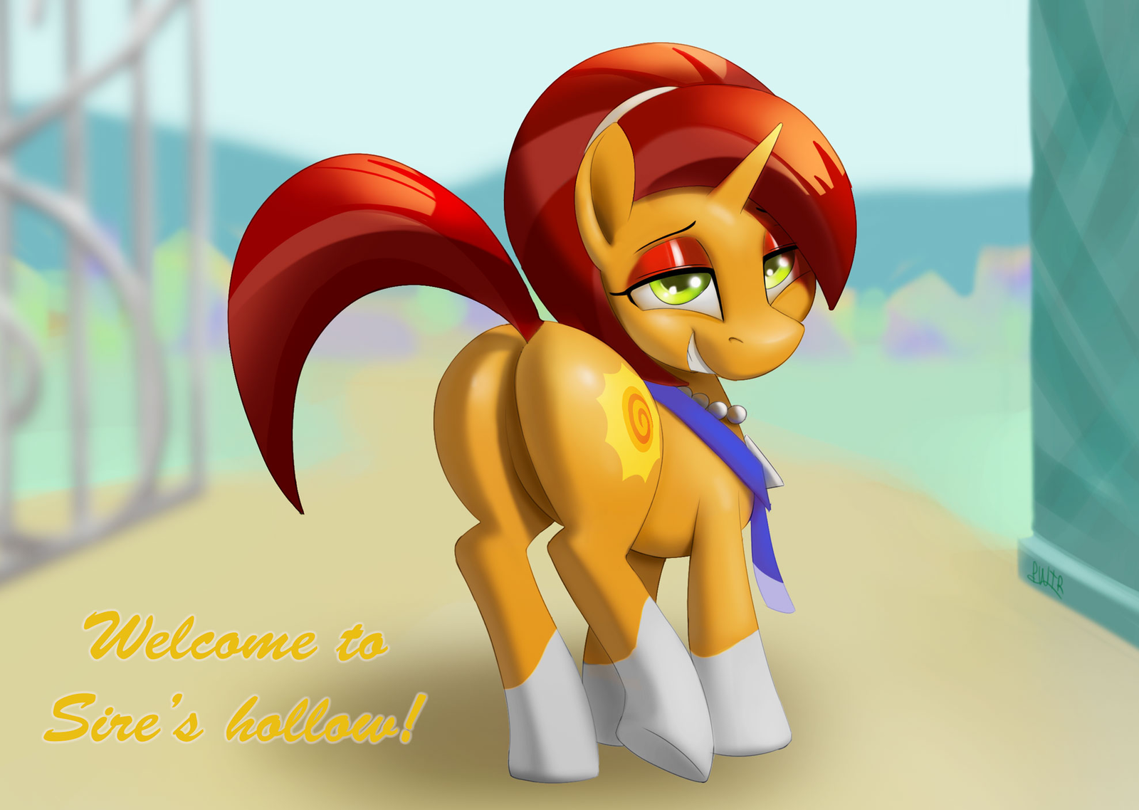 Welcome To! - Stellar Flare, PonyArt, MLP Edge, My Little Pony