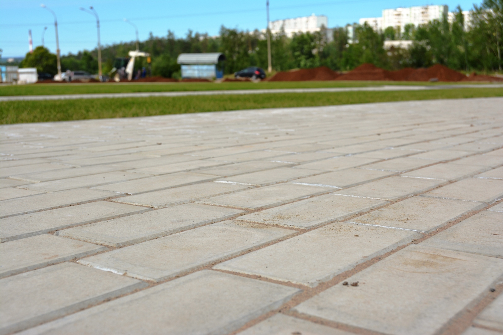 Football field next to the children's hospital in Bratsk - Bratsk, Irkutsk, Hospital, Beautification, The medicine, Children, Lawn, Football, Longpost