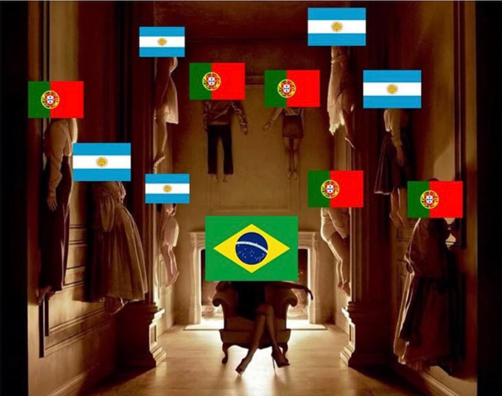 World War I, II and III MEMES: Brazil vs Portugal vs Argentina - My, Brazil, Argentina, Portugal, , Memes, Latin America, Internet, Video, Longpost