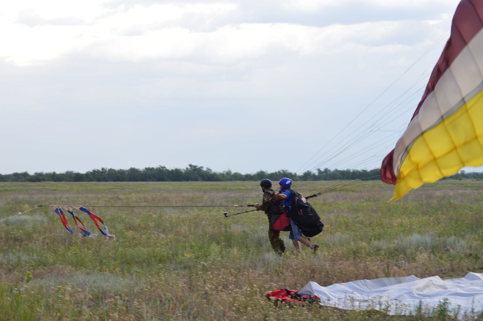 My first paragliding or winch cable break - My, Paragliding, Flight, Extreme, , Longpost