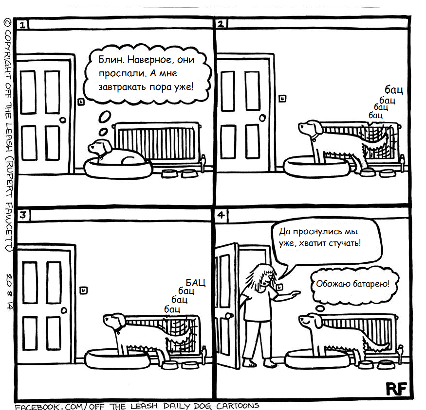 Feed the dogs! - Comics, Translation, Off the leash, Dog