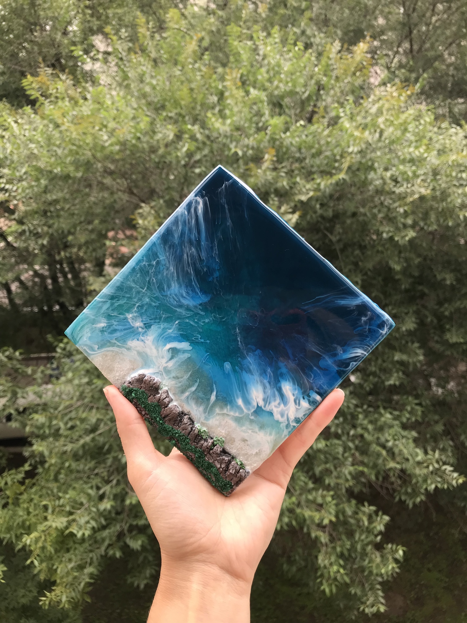 Some seas... ResinArt - My, Epoxy resin, Sea, Resin, Without description, Longpost