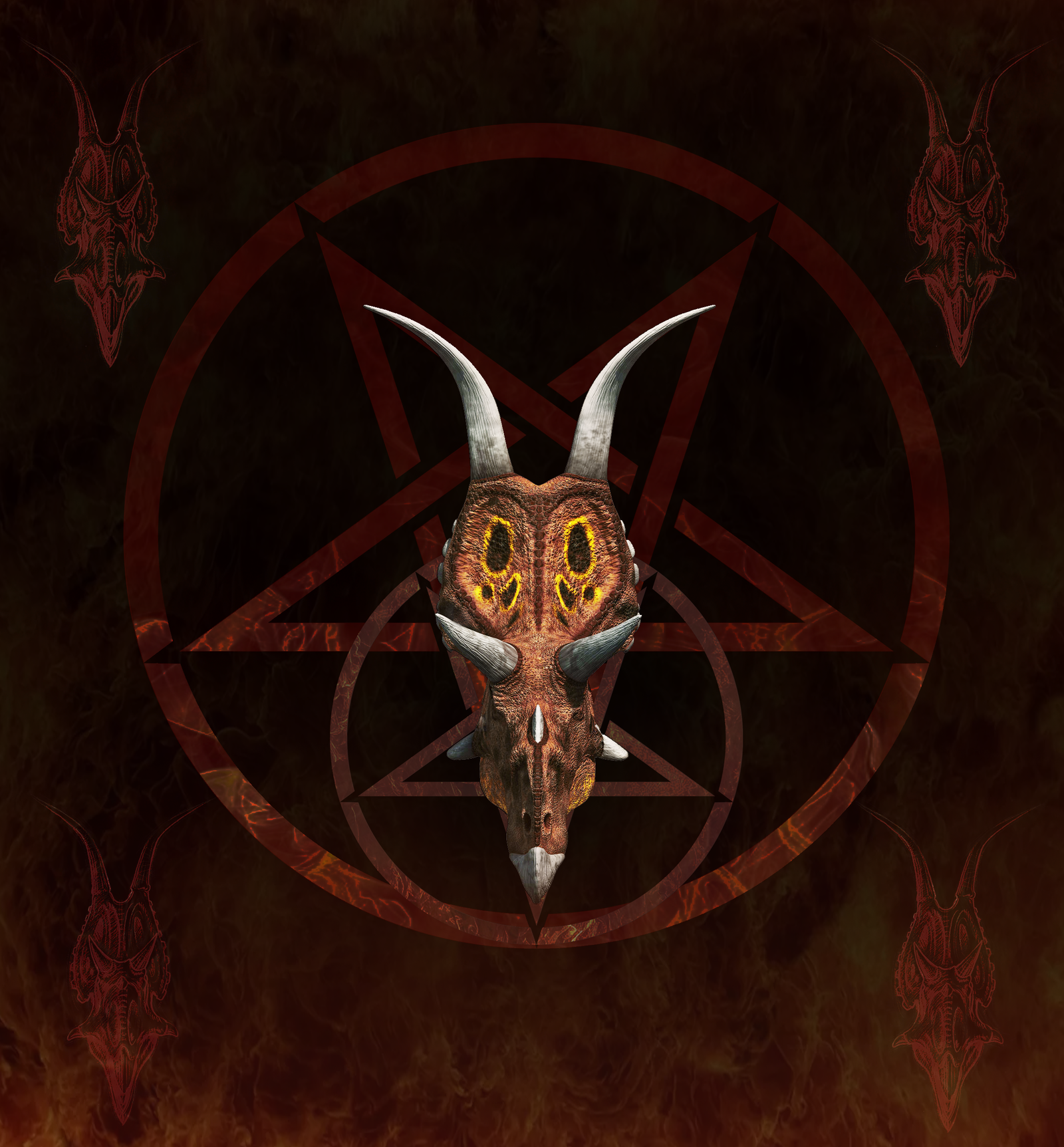 Если козёл - символ сатанистов, то диаблоцератопс должен быть не иначе как символом суперсатанистов