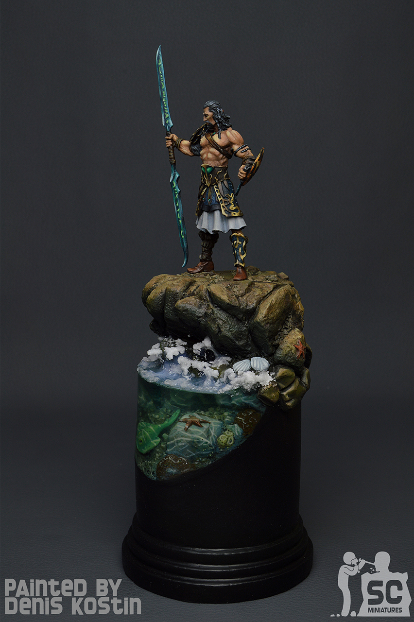 Painted miniature 54mm. - My, Longpost, Painting, Miniature, Modeling, Hobby, Creation, With your own hands