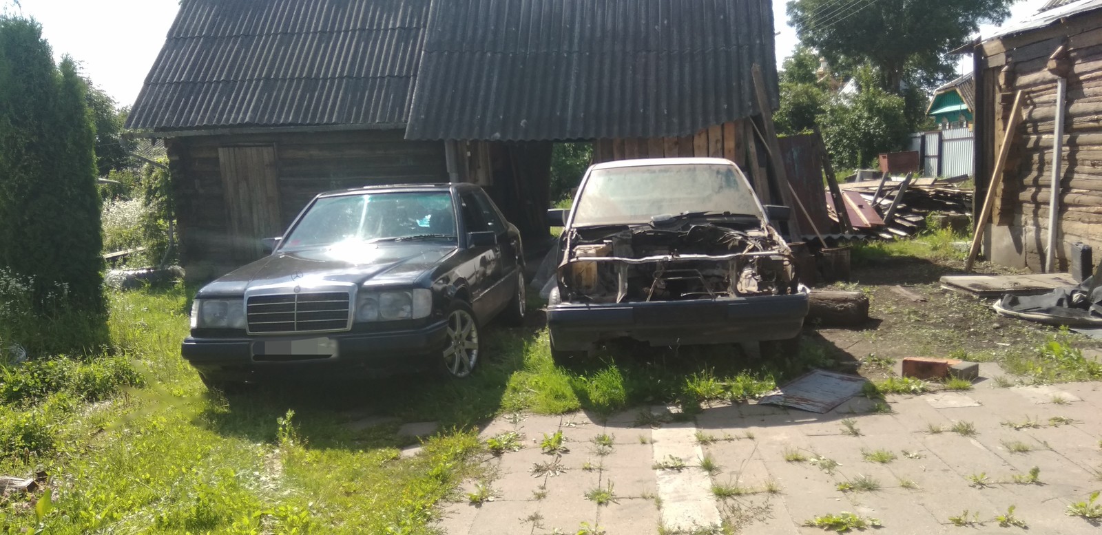 Bad head does not give rest to the hands - My, Mercedes, Recovery, Family photo