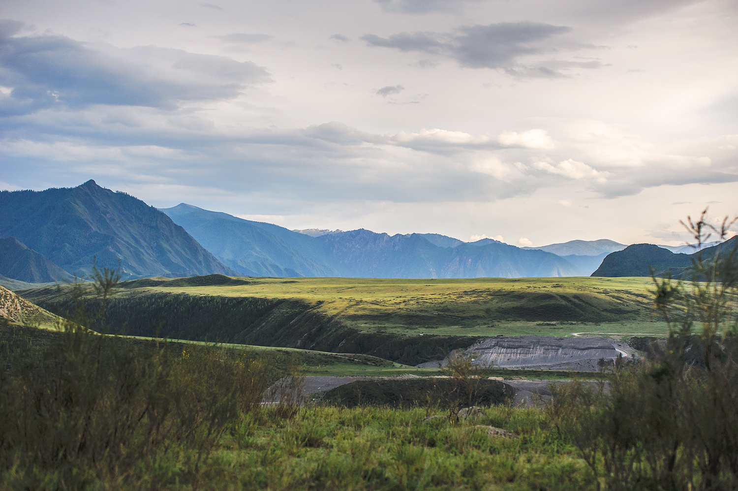 Altai, the confluence of the Chuya with the Katun - My, Altai, Mountain Altai, wildlife, beauty of nature, Longpost, Altai Republic