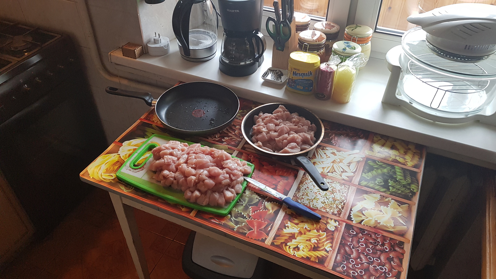 Preparing food for the month ahead - My, Cooking, Men's cooking, Blanks, Meat, Hen, Recipe, GIF, Longpost, Food