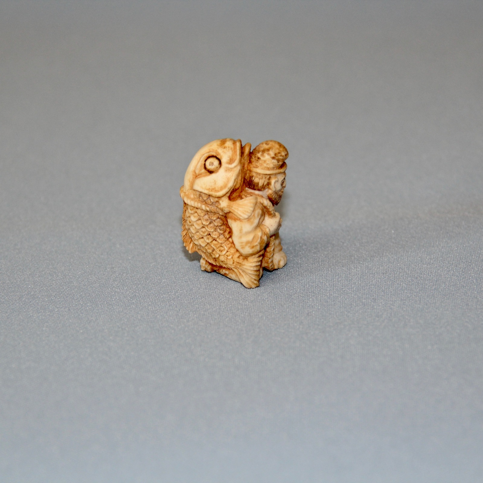 Netsuke #3 Ebisu - My, Netsuke, Thread, Miniature, Longpost