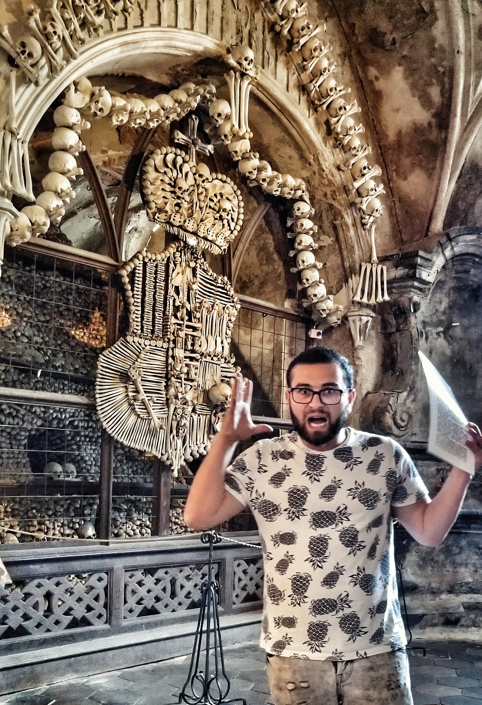 Ossuary of Kutna Hora. Czech - My, Czech, Prague, Kutna Hora, Ossuary, Longpost