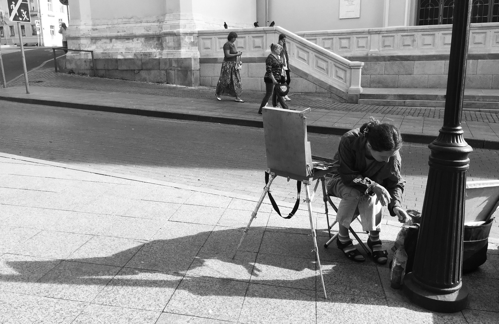 Немного мобильного фото улиц Москвы. - Моё, Москва, Фотография, Улица, Черно-белое фото, Длиннопост