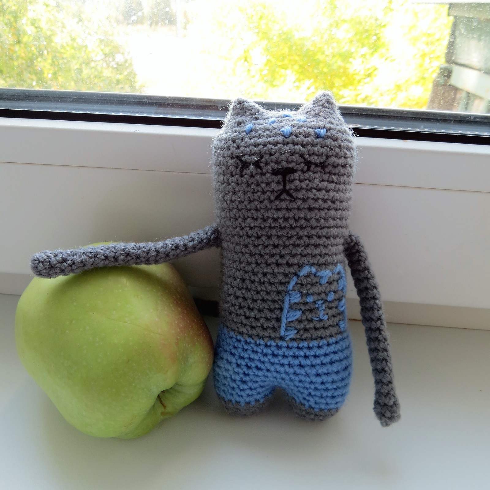 Mr Lawrence - My, Needlework, Needlework without process, Crochet, Knitted toys, Longpost, Knitting, cat