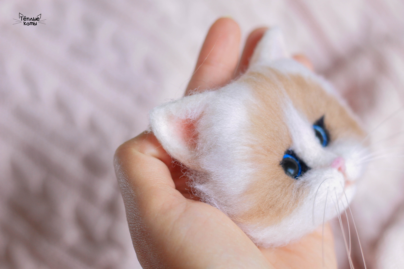 Brooch Cat - My, Wallow, Dry felting, Creation, cat, Brooch, Handmade, Needlework without process, Longpost