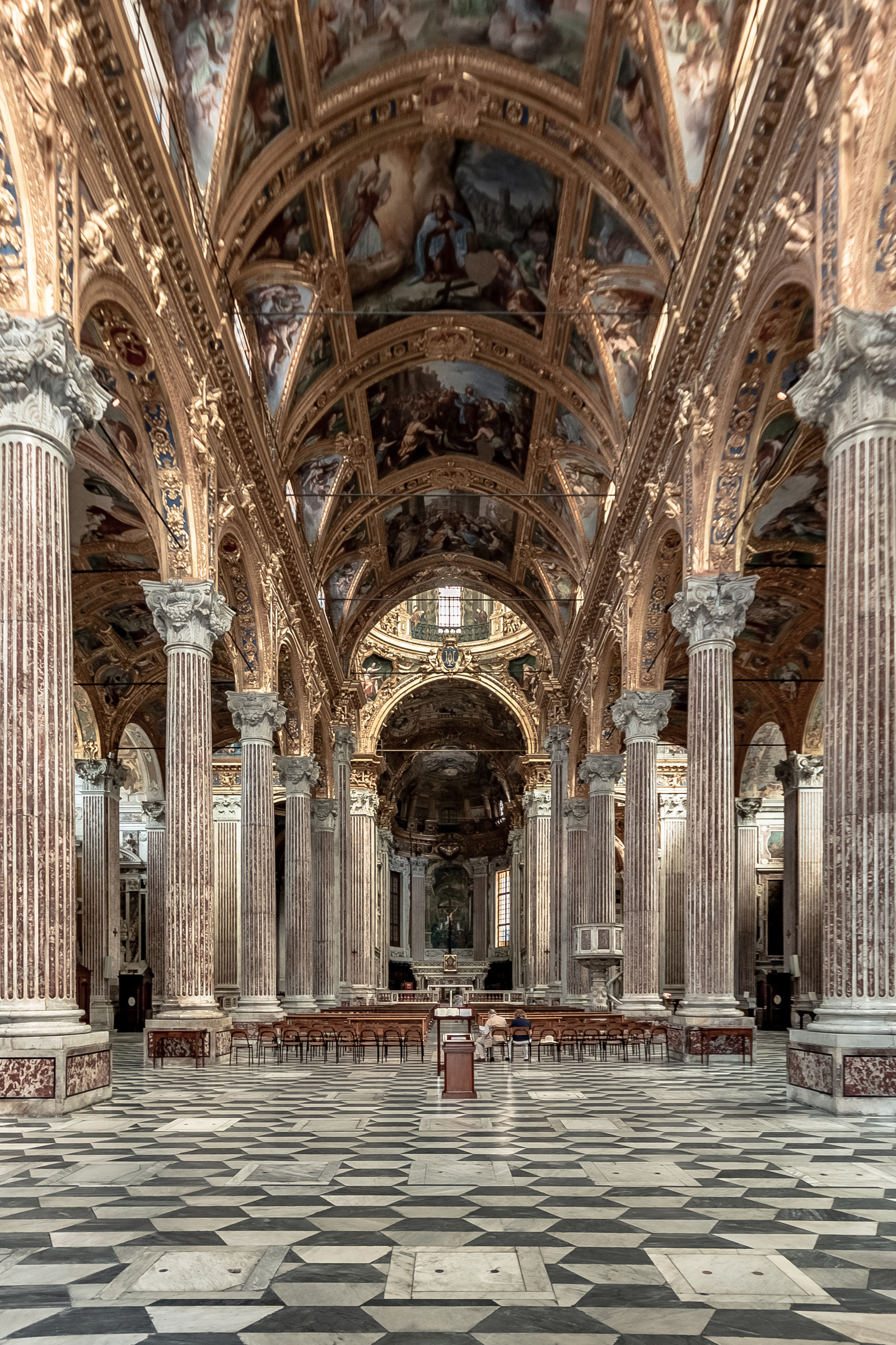 Basilica della Santissima Annunziata del Vastato - Моё, Италия, Архитектурная фотография, Базилика, Собор, Генуя, Бржозовский Антон, Длиннопост