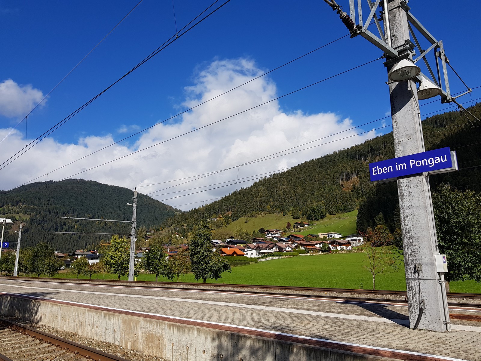 The small Austrian village of Eben in the Pongau region - My, Geography, Funny lettering