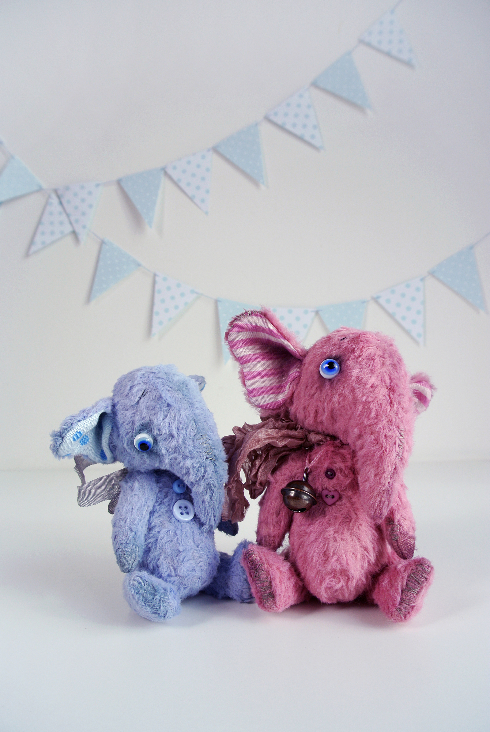 Pink Elephant - My, Needlework without process, Longpost, Soft toy