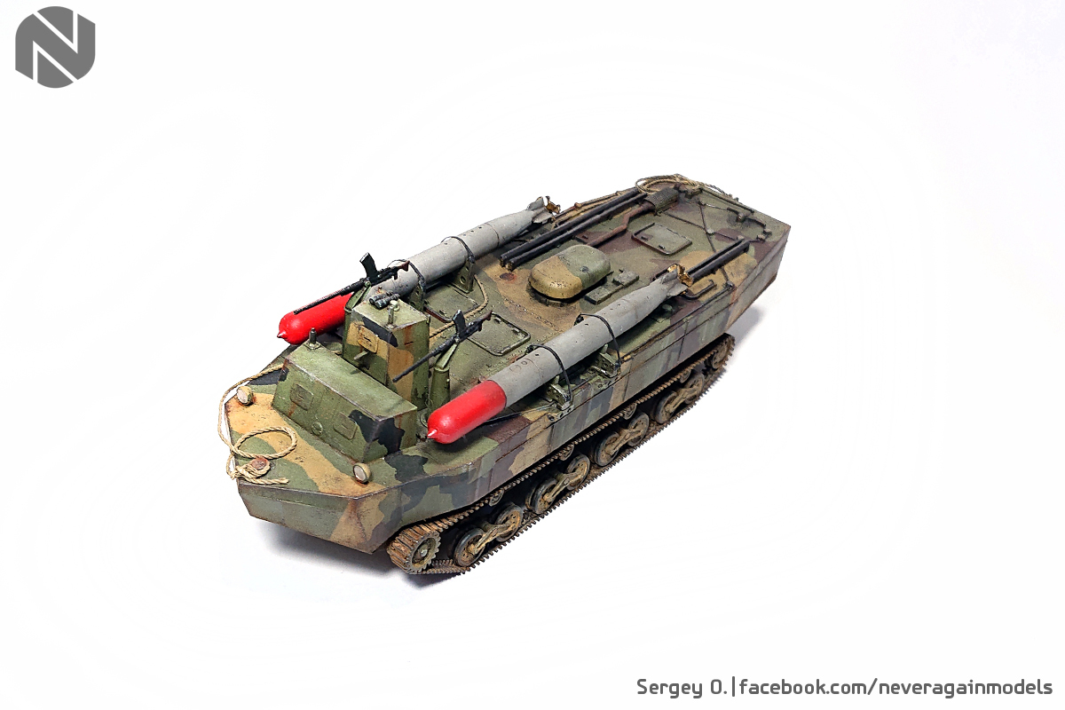 Japanese amphibious APC-torpedo bomber Type-4 Ka-TSU in 1:72 scale - My, 1:72, Scale model, Stand modeling, Models, Longpost, Prefabricated model