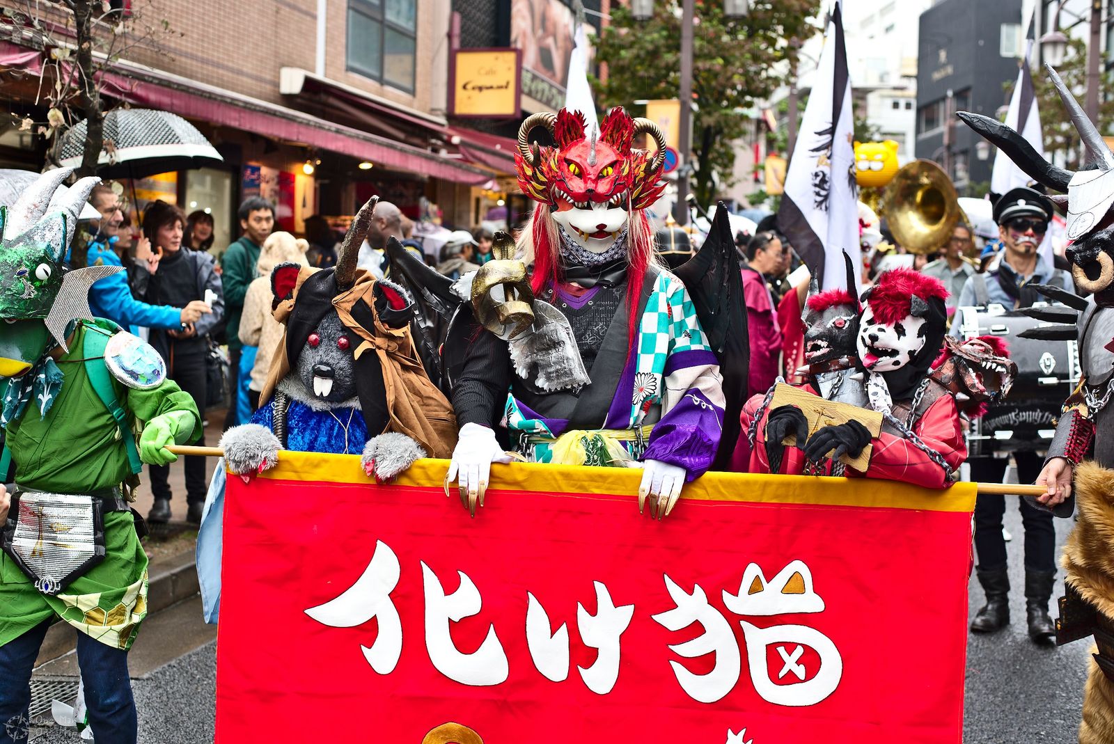 Japan Werecat Festival (pre-Halloween) - My, Japan, Halloween, Catomafia, cat, The festival, Video, Longpost