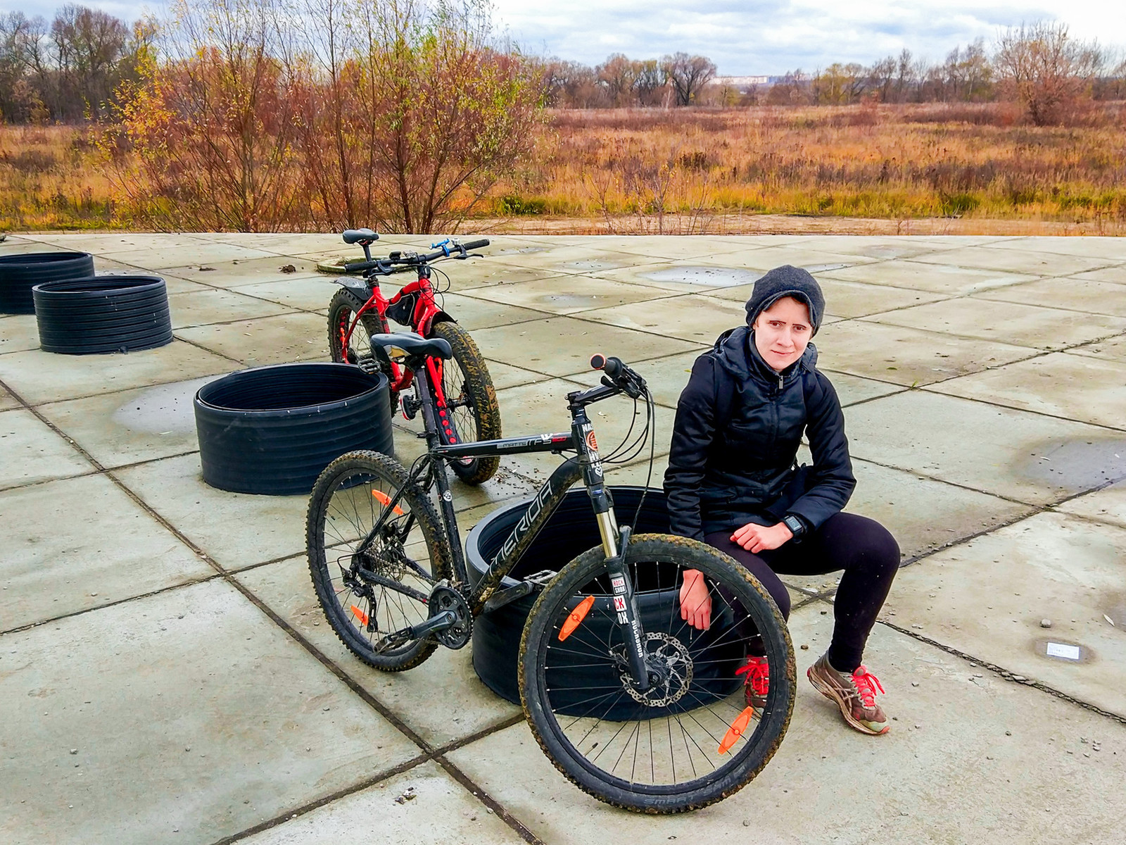 One November day... - My, A bike, The photo, Autumn, Nature, Bike ride, Moscow region, Longpost