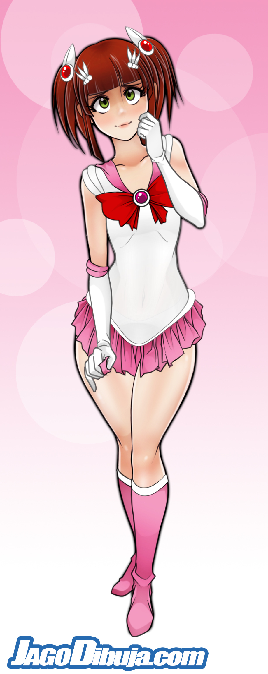 Lucy Halloween Sailor Chibi Moon Suit - Jago, Jagodibuja, , Lwhag, Sailor Moon, Art, Longpost, Lucy (Jago)