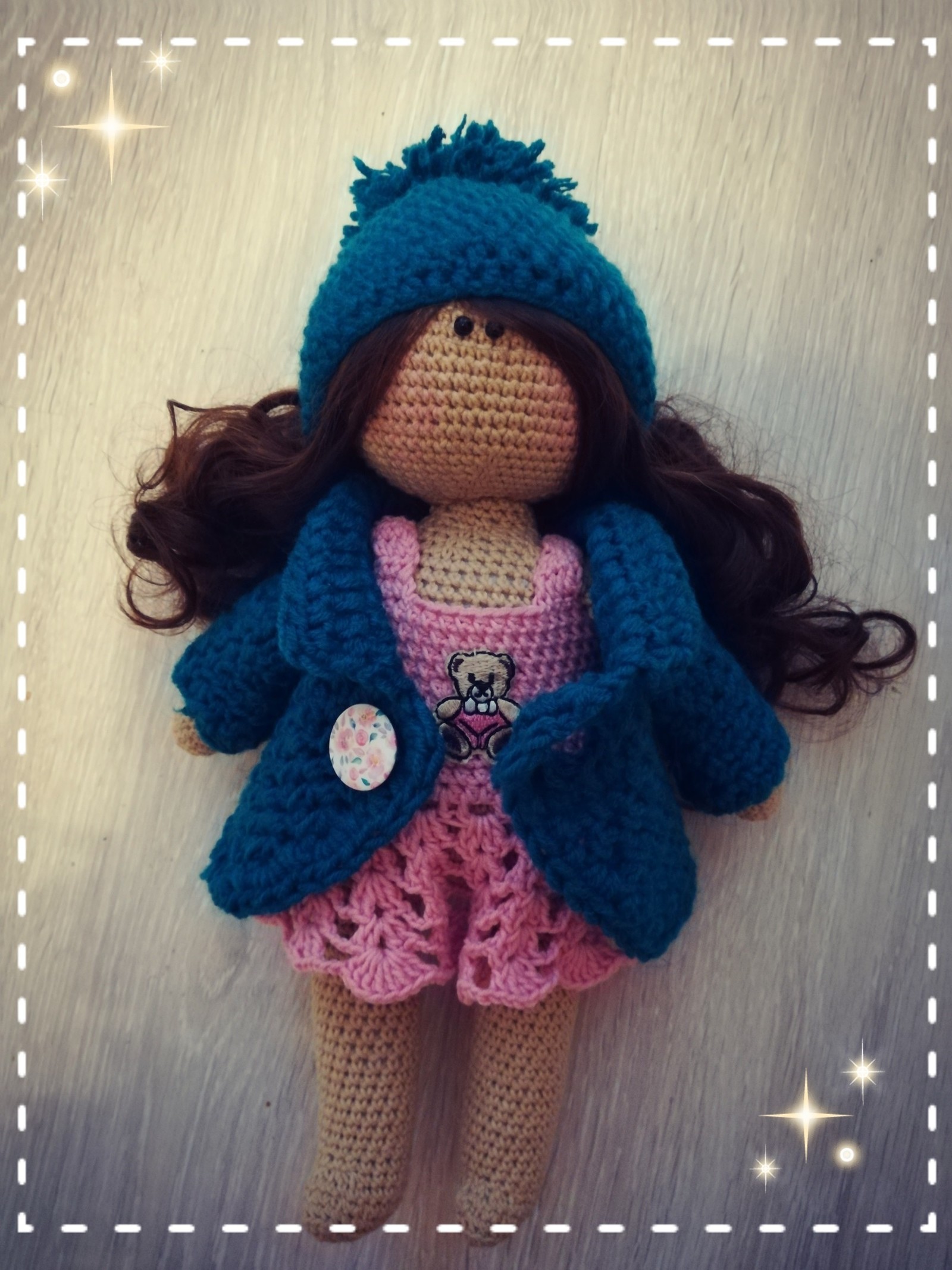 knitted doll - Handmade, Creation, Amigurumi, Doll