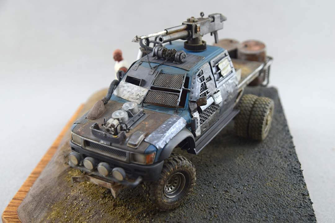 Miniature based on the movie Mad Max (Mad Max) - Crazy Max, Diorama, Miniature, Car modeling, Longpost