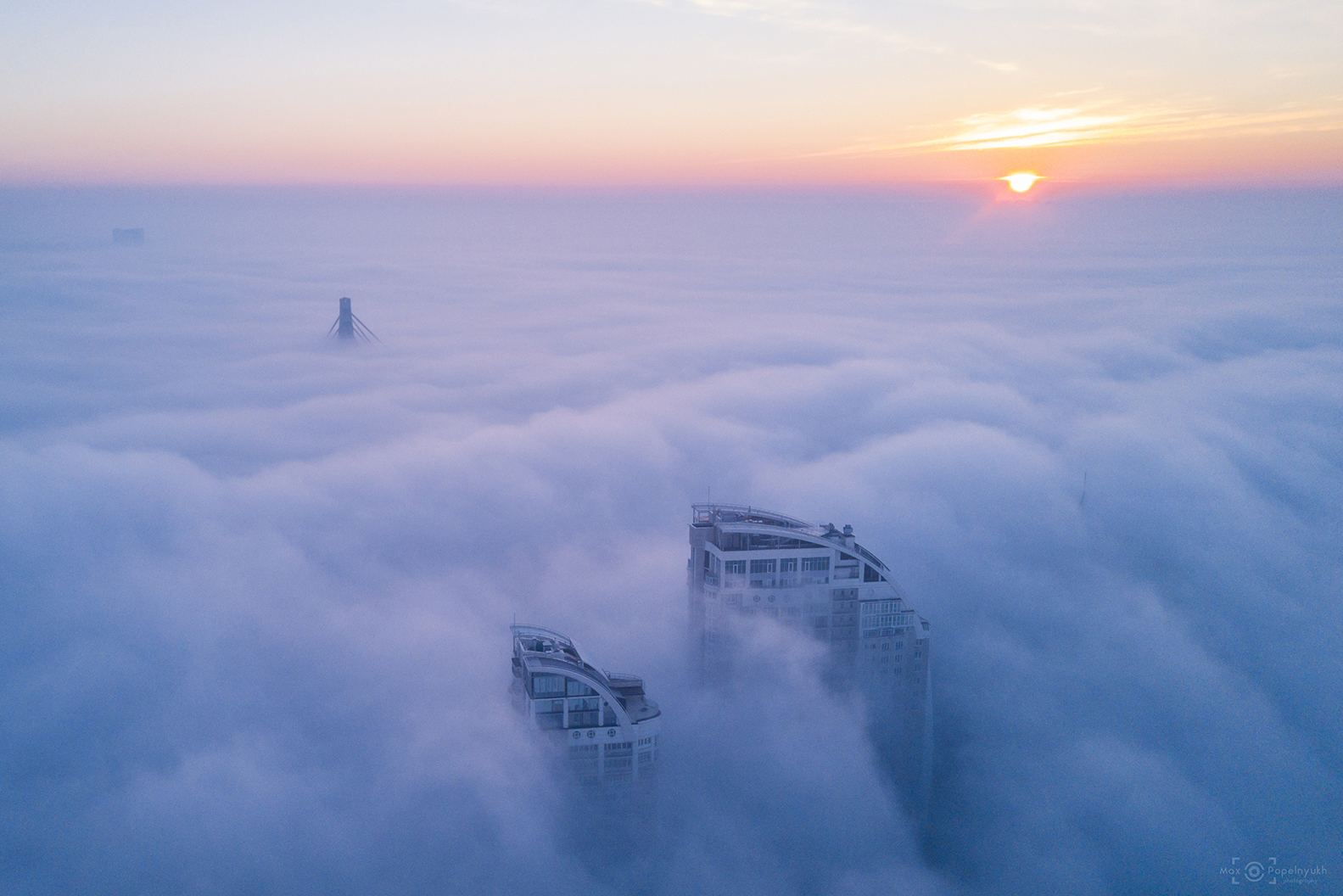 Над туманом | Пикабу