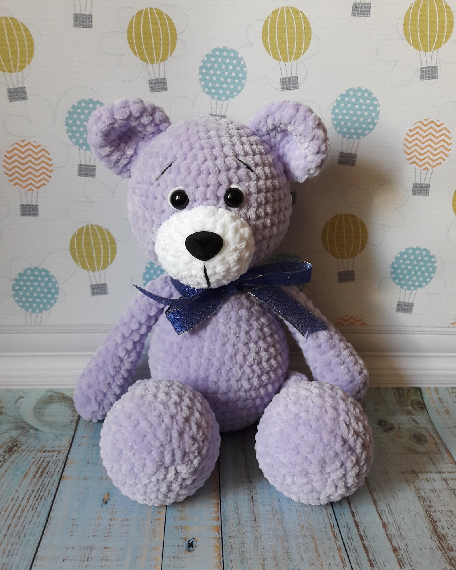 How to name a bear? - My, Teddy bear, Presents, New Year, Soft toy, For children, Knitting