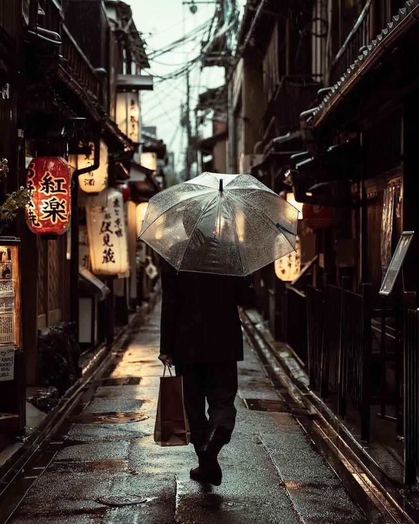 Streets of Japan - Japan, The street, Rain, Longpost, The photo