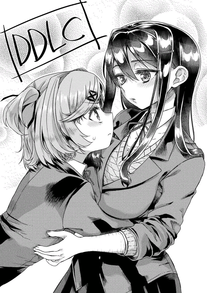 If DDLC was a yuri manga | Пикабу