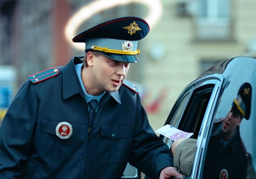 Turned out to be incorruptible. - Novosibirsk, Traffic police, 