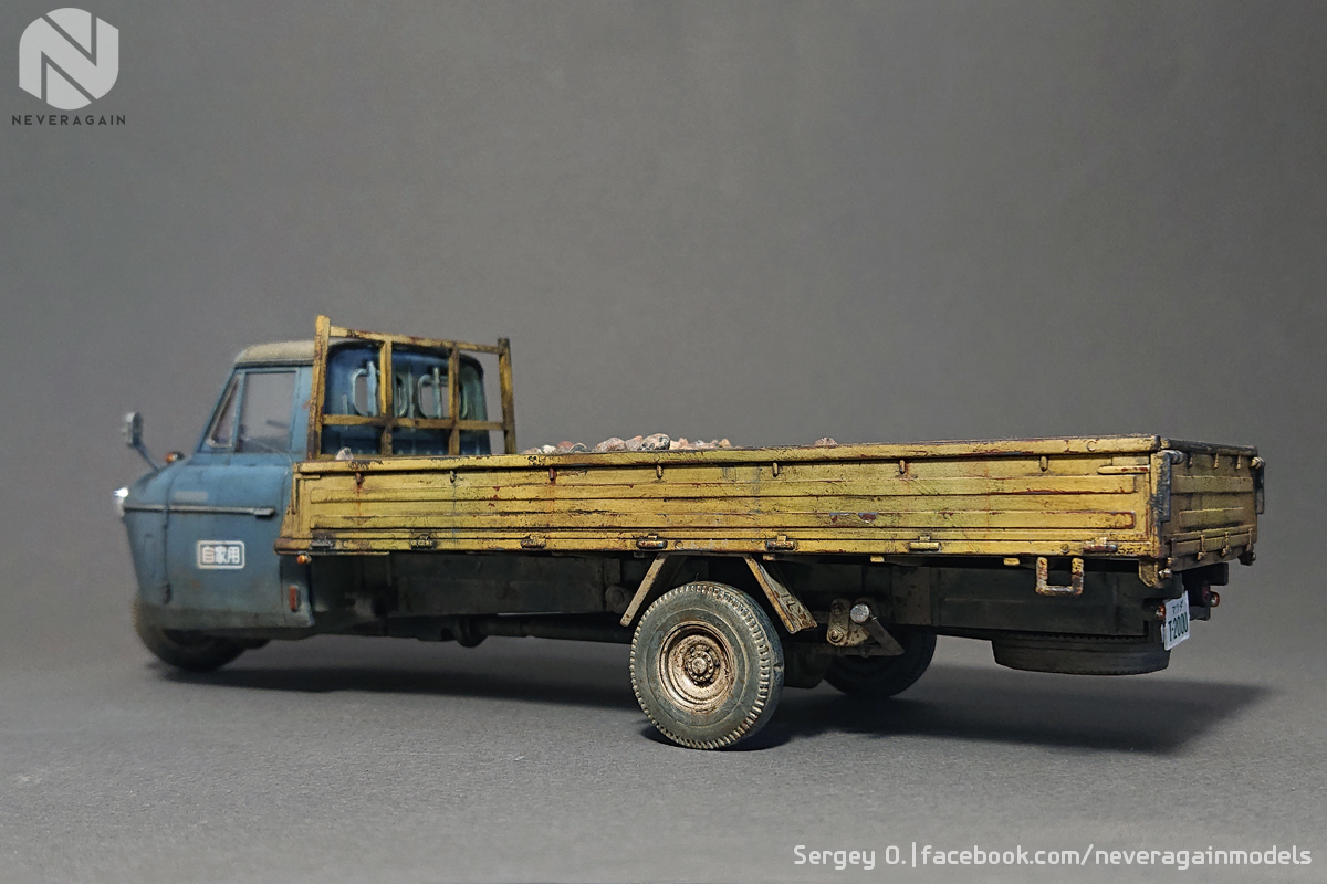 Mazda T2000 1:32 scale - My, Stand modeling, Scale model, Mazda, Modeling, Hobby, , Longpost