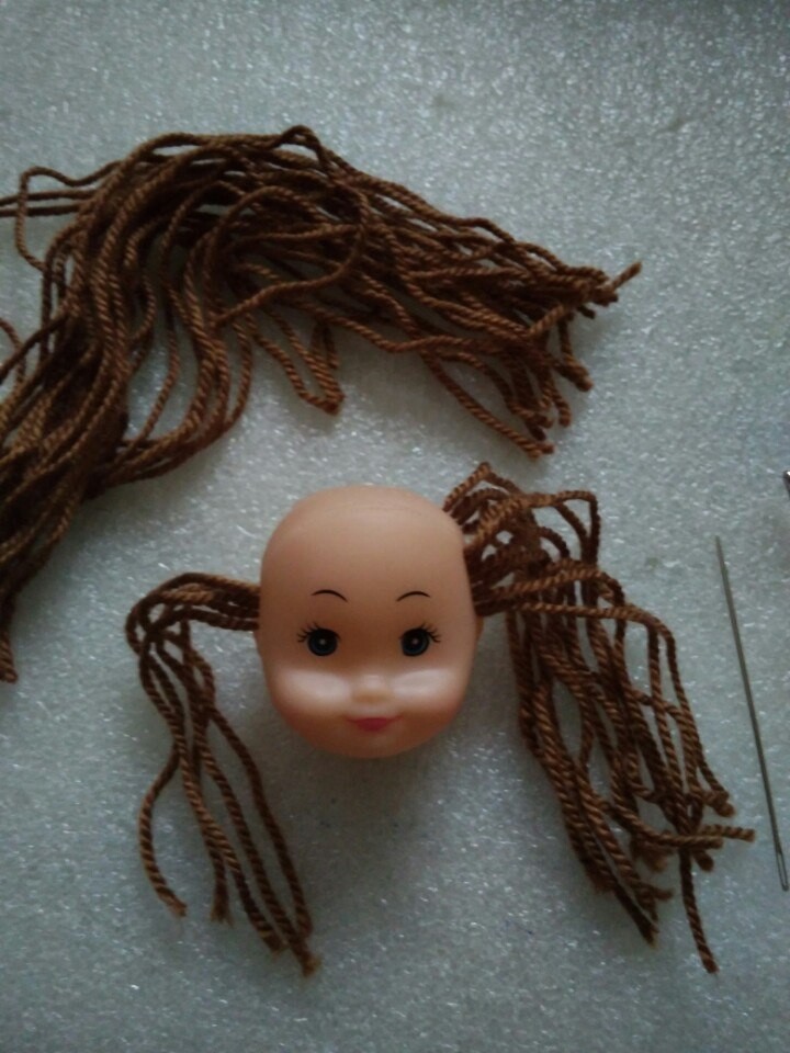 chrysalis transformation - My, Needlework with process, Doll, Hair, Longpost