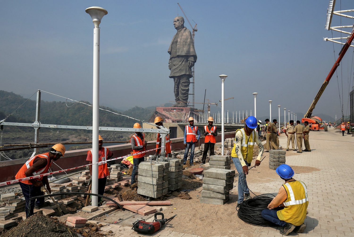 The tallest statue in the world - The statue, Record, India, Longpost, Sculpture