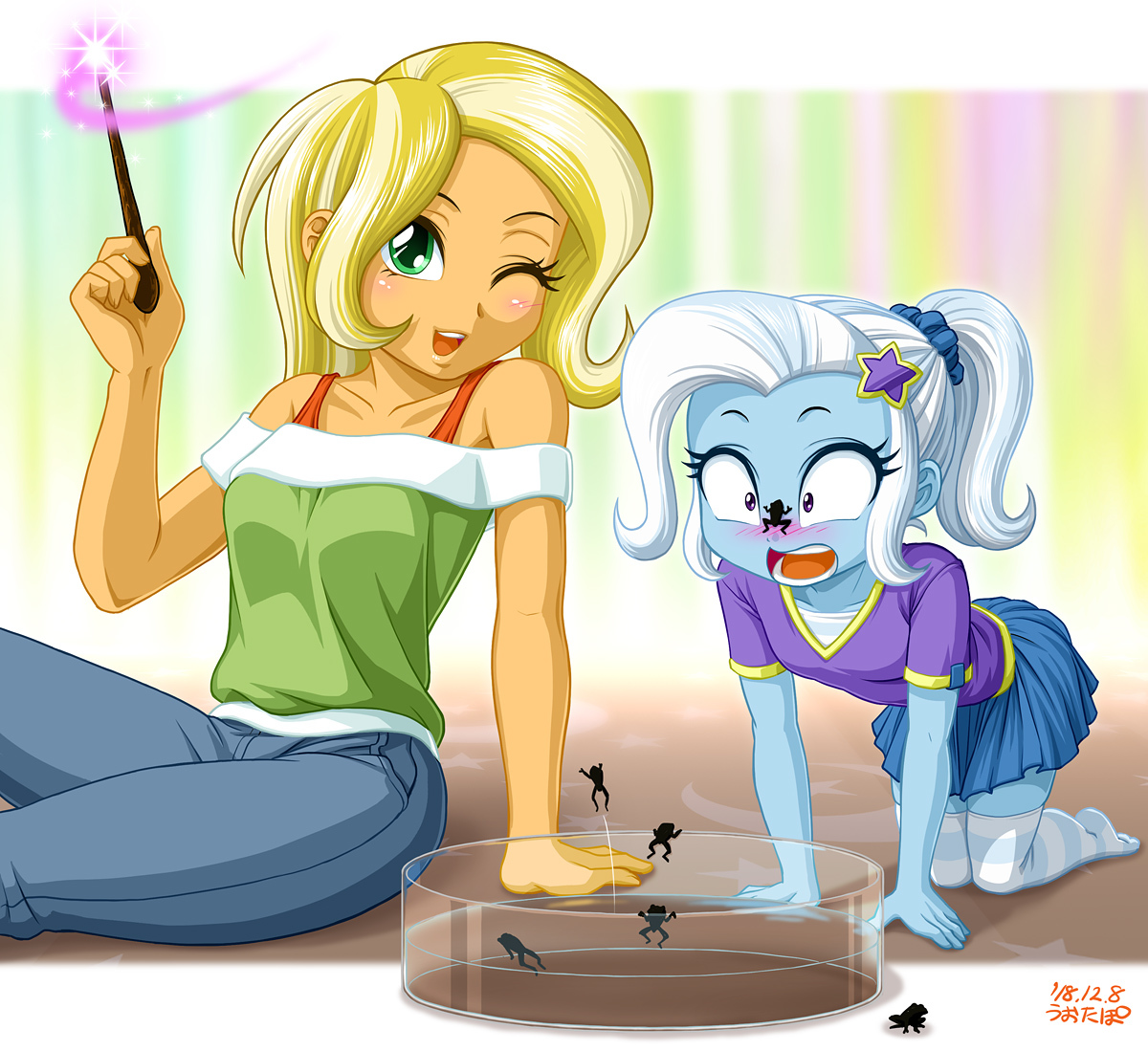 How to raise tadpoles - My Little Pony, Equestria Girls, Spectacle, Trixie, Uotapo