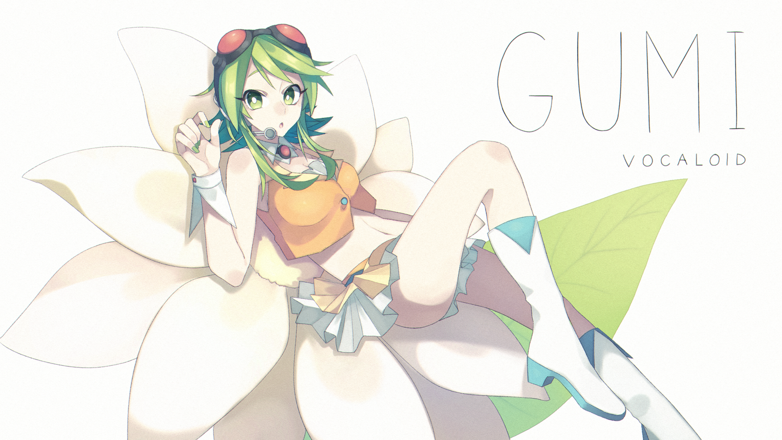 musical flower - Anime, Not anime, Vocaloid, Gumi megpoid, Anime art, Pixiv